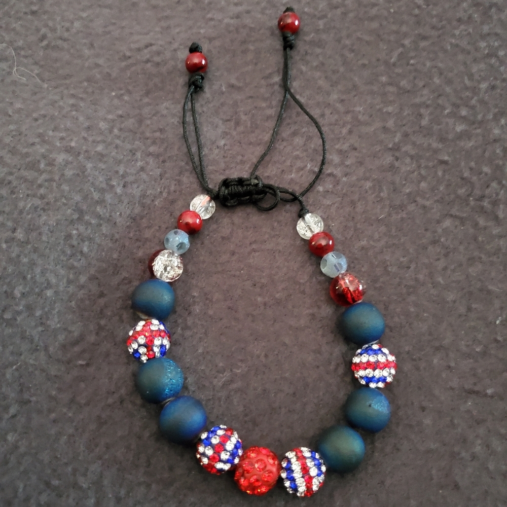 Handmade 4th of July Bracelet